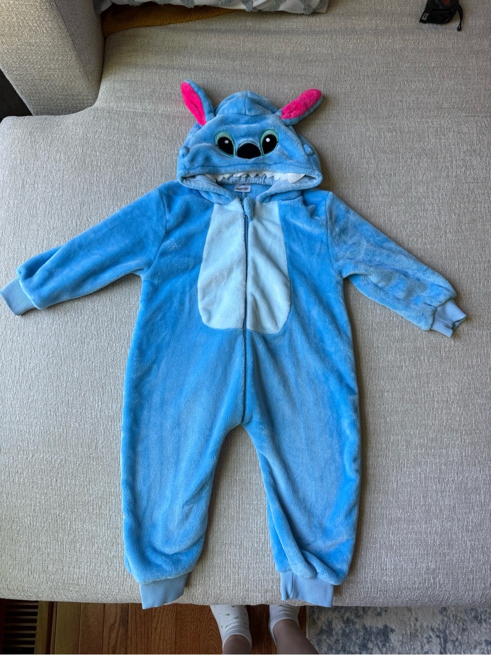Kids Stitch Onesie Hooded Kids Plush Halloween Costume